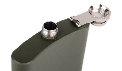 MFH - Stainless Steel Flask - 225 ml - OD Green - 33275A