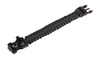 101 Inc. - Paracord Überleben Armband - 9" - schwarz