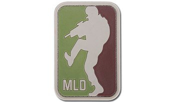 4TAC - PVC-Aufnäher - Major League Doorkicker - Olive / Braun