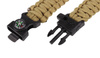 101 Inc. - Paracord Survival Armband - 8" - Coyote