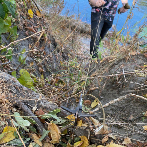 EDCX - Grappling Hook with Paracord 15 m - Black - 3308