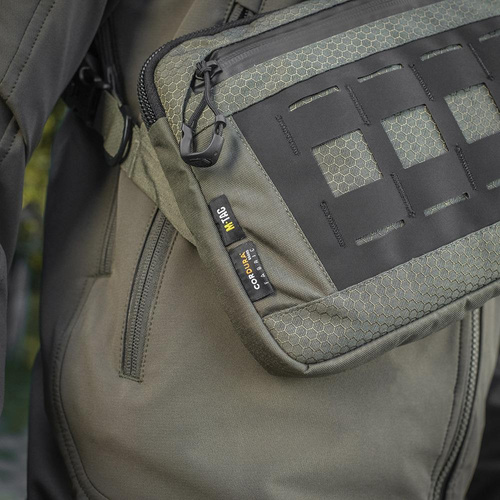 M-Tac - Admin Bag Elite Shoulder Bag - Ranger Green/Black - 10176023