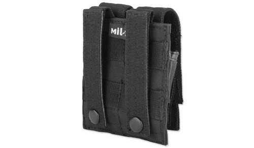 Mil-Tec - Ładownica na 2 magazynki pistoletowe - Czarny - 13495502