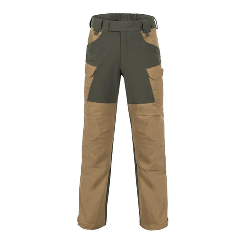 Helikon - Spodnie outdoorowe Hybrid Outback Pants - DuraCanvas - Coyote / Czarne - SP-HOP-DC-1101A