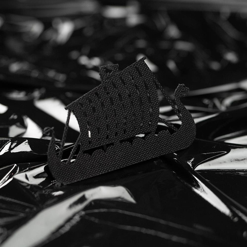 M-Tac - Naszywka Laser cut Drakkar - Czarny - 51170002