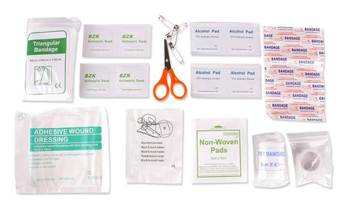 Mil-Tec - Mała apteczka z wyposażeniem - First Aid Kit - Oliwkowa - 16026001