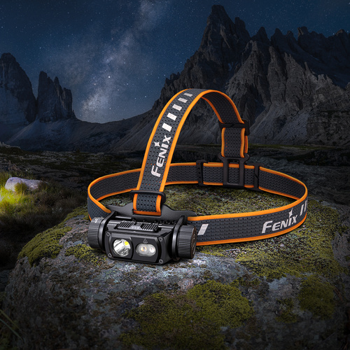 Fenix - Latarka czołowa HM60R V2.0 - 1600 lm - Czarna - HM60R.11115