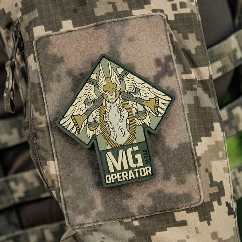 M-Tac - Naszywka MG Operator - PVC - Oliwkowy - 51348201
