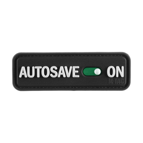 M-Tac - Moral Patch Autosave PVC - 3D - Schwarz - 51116702