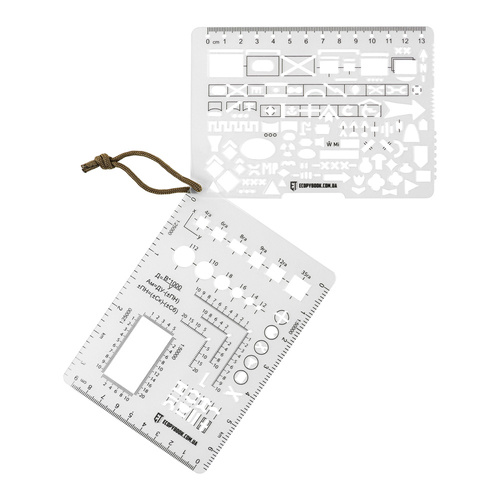 M-Tac - Zestaw linijek Ecopybook Tactic TZ+M NATO - Przezroczysty - 10273010