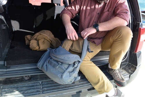 Helikon - Panel na rzep Insert MOLLE Adapter 2 - Cordura - Shadow Grey - IN-MA2-CD-35