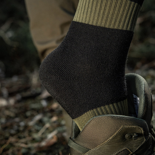 M-Tac - Ranger Trekking Winter Socks - Black/Olive - 30908121