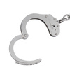 Alcyon - Stahlketten-Handschellen - Doppelte Verriegelung - Silber - 5050-X