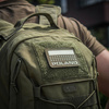 M-Tac - Naszywka Flaga Polska 50х80 - Laser Cut - Ranger Green / Fluo - 51007223