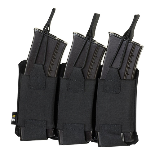 M-Tac - Ładownica potrójna Elite Laser Cut na magazynki AR / AK - Cordura - Czarna - 10145102