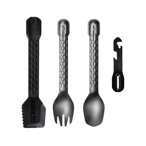 Gerber - Zestaw sztućców turystycznych ComplEAT - Onyx - 31-003464