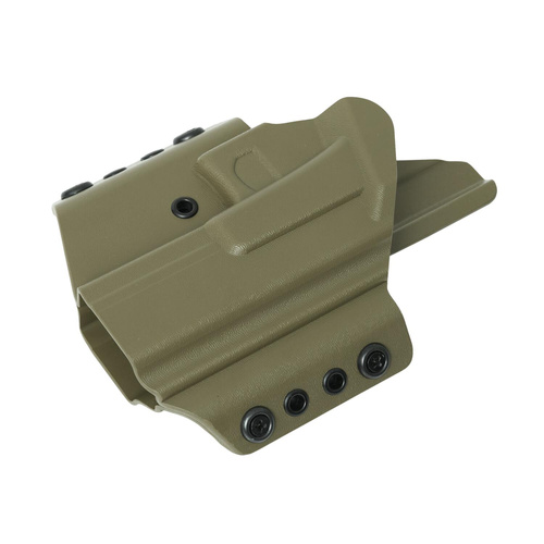 Direct Action - Kabura Glock 17 OWB ZERO CANT NO LIGHT - Prawa - Kydex - Czarna - HP-OGTR-KDX-BLK