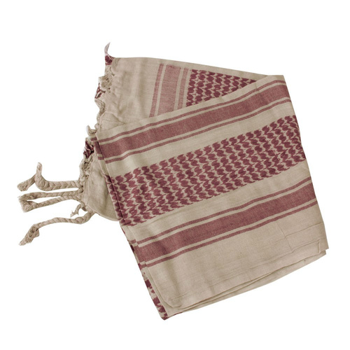 Mil-Tec - Kopftuch Shemagh Arafat - 100% Baumwolle - Coyote-Braun - 12615000