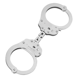 Alcyon - Stahlhandschellen Virola - Doppelte Verriegelung - Silber - 5230-X