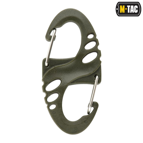 M-Tac - Doppelkarabiner S-Haken - Olive - MTC-SHKCRBNR-OD