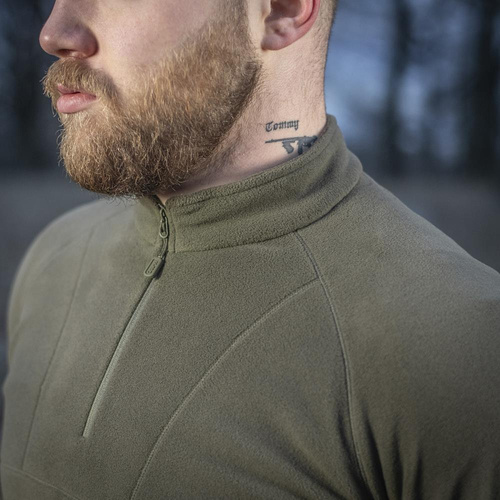 M-Tac - Military Fleece Delta Polartec Cardigan Raglan - Dark Olive - 70022048