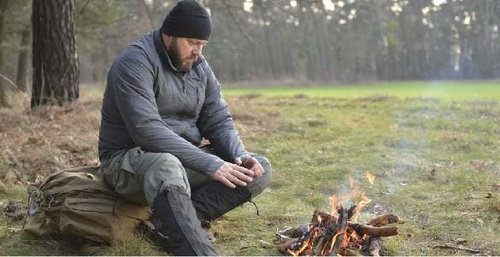 Helikon - Wolfhound Light Jacket - Climashield Apex - Schatten Grau - KU-WLF-NL-35