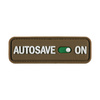 M-Tac - Morale Patch Autosave PVC - 3D - Coyote - 51116705