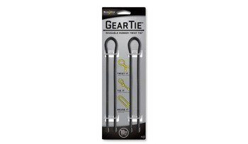 Nite Ize - Gear Tie 18" - Black - 2Pack - GT18-2PK-01