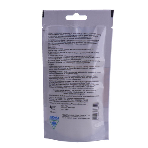 Nikwax - Impregnat UV Tent and Gear SolarProof - 150 ml - Koncentrat - 3B2