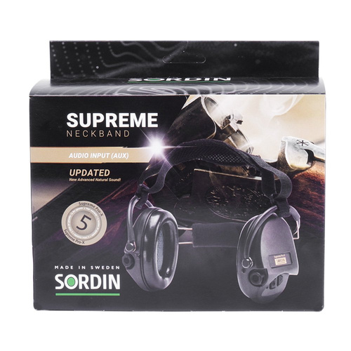 Sordin - Aktywne nakarkowe ochronniki słuchu Supreme Pro-X - Multicam - 76302-X-06-S
