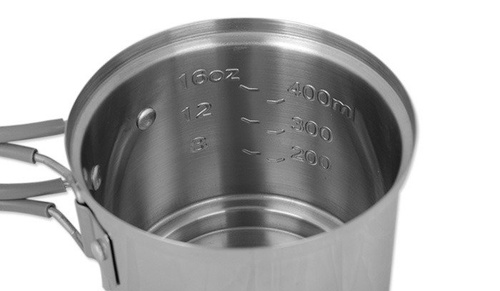 Esbit - Kuchenka turystyczna Solid Fuel Cookset Stainless Steel