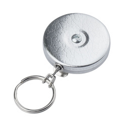 KEY-BAK - Retraktor ORIGINAL - Łańcuszek ze stali nierdzewnej - Srebrny - 0005-0024
