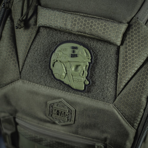 M-Tac - War is Hell patch - PVC 3D - Olive - 51328001