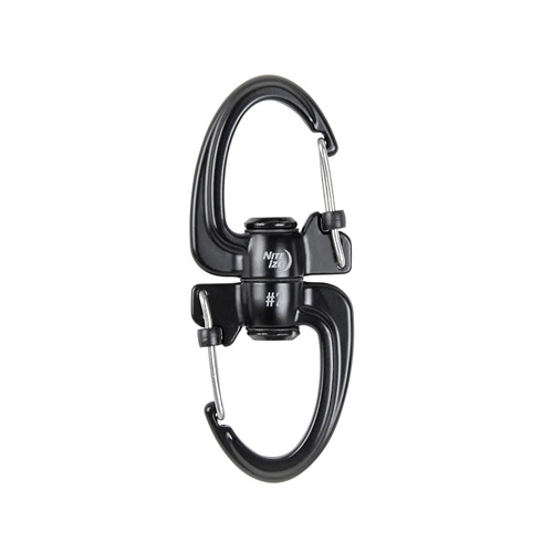 Nite Ize - Karabińczyk	S-Biner 360 SlideLock Dual Carabiner #2 - Czarny - SBLR2-01-R3