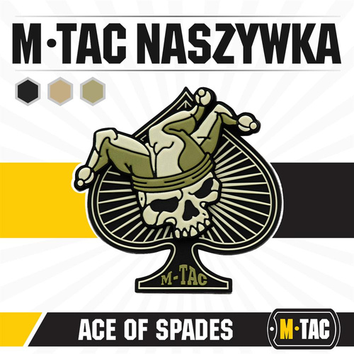 M-Tac – Ace of Spades-Patch – PVC 3D – Oliv – 51108201 