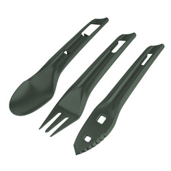 Wildo - The OCYs Travel Cutlery Set - Fork / Knife / Spoon - Olive - 3221
