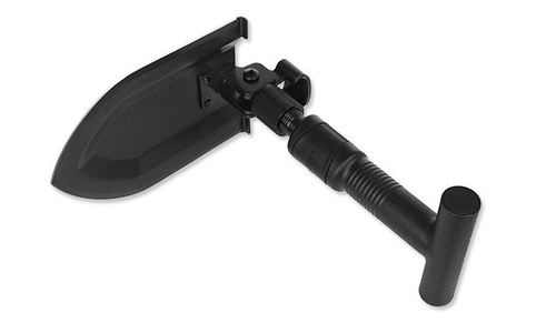 Schrade - Saperka wojskowa składana Telescoping Folding Shovel - Czarna - SCHSH1