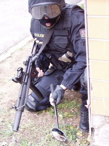 ESP - Tactical Mirror for Telescopic Baton, with case - 71 mm - M-2 HOLDER