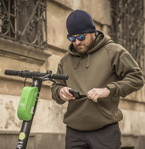 Helikon - Bluza z kapturem Urban Tactical Hoodie Lite - Niebieski - BL-ULK-CB-65