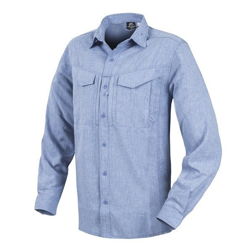 Helikon - Defender Mk2 Herrenhemd - Melange Hellblau - KO-DGM-PO-6520Z