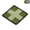 M-Tac - Naszywka 3D PVC Medic Cross Square - Oliwkowy - 51124001