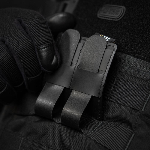 M-Tac - Panel Molle na naszywki - 80 mm x 85 mm - Czarny