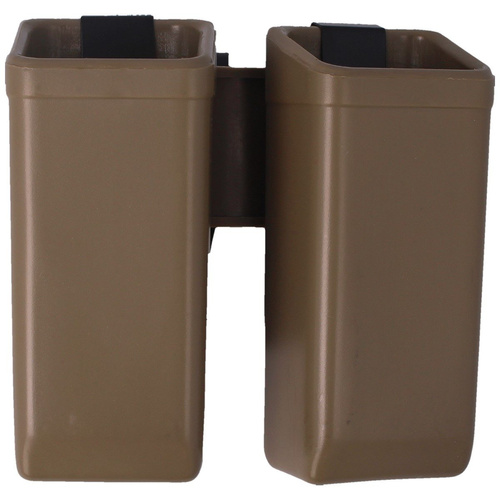 ESP - Doppelmagazintasche für 9 mm / .40 mit UBC-03 Gürtelbefestigung - MH-MH-34 KH