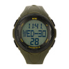 M-Tac - Tactical Watch with Pedometer - LCD - WR50 - Olive - 50001001