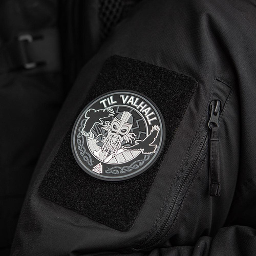 M-Tac - Naszywka Til Valhall - PVC - Szary/Czarny - 51142112