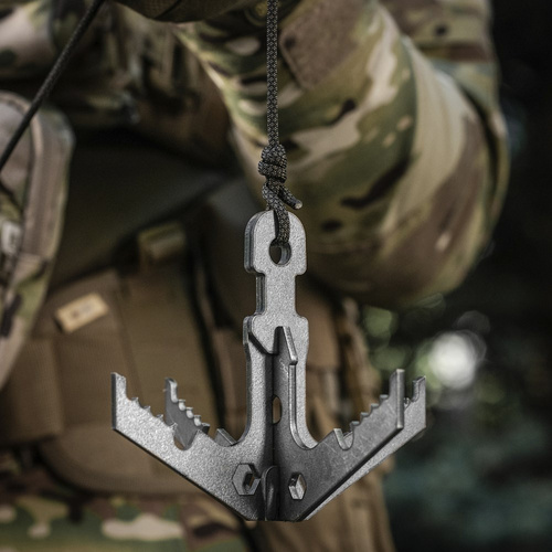 M-Tac - Klappbarer Taktischer Anker - Silber - MTC-KR