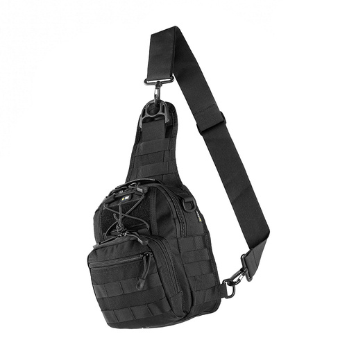 M-Tac - Bag Urban Line City Patrol Carabiner Bag - Polyester - Black - MTC-098-3-BK