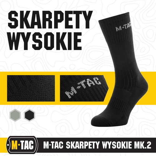 M-Tac - Hohe Socken - Mk.2 - Schwarz - 30902002