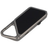 ASP - Akumulatorowa latarka / brelok Sapphire USB LED Aluminium - Czarny - 53600