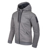 Helikon - Urban Tactical Hoodie - Fullzip - Poliester - Grey melange - BL-UHF-PO-M3